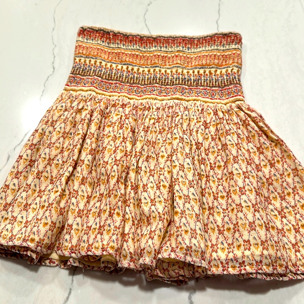 Mes Demoiselles Boho Floral pattern Mini Skirt size XS